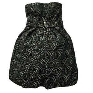 Zara Strapless Y2K Bubble Prom Goth Grunge Cocktail Dress 90s 80s Bratz punk
